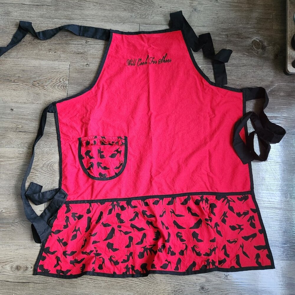 Cute red apron
